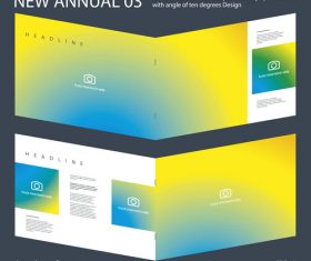 New Annual 03 Brochure Innovation design layout vector