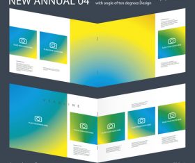 New Annual 04 Brochure Innovation design layout vector