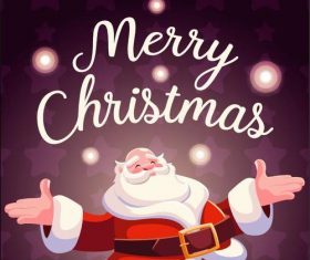 New year santa claus illustration vector