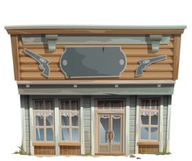 Ordnance store building vector