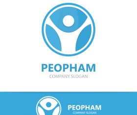 Peopham logo vector