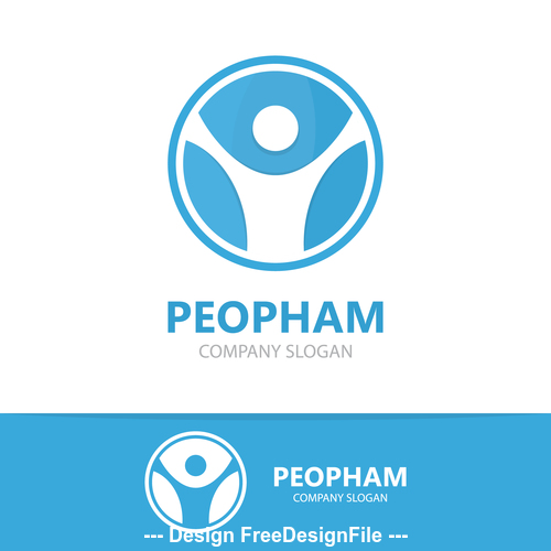Peopham logo vector
