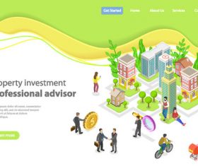 Property investment concept illustration vector