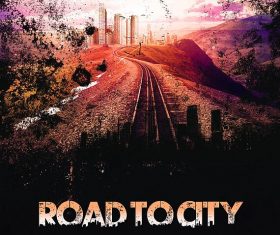 Road To City Movie Poster and Flyer Psd Template