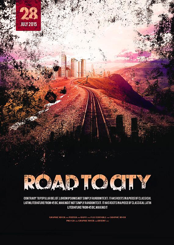 road movie poster