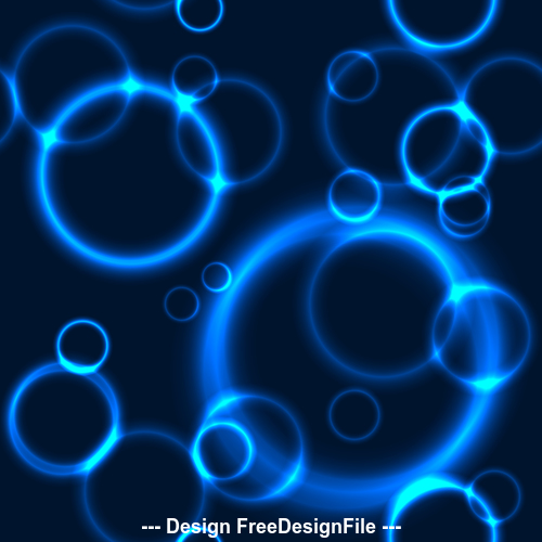 Round blue abstract background vector