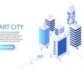 Smart city concept illustration vector
