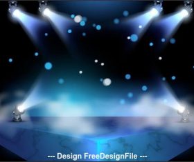 Spotlight effect vector