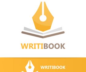 Writing logo vector