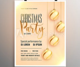 2020 party flyer vector