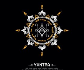 Abstract tattoo pattern vector