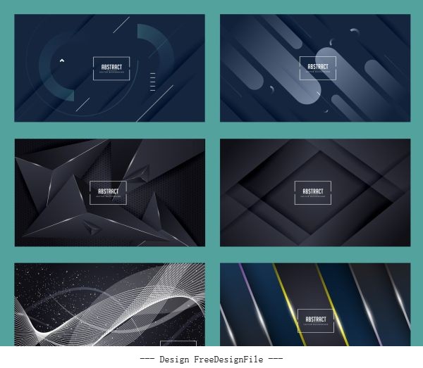 Abstract background templates modern dynamic geometric illustration vector