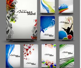 Beautiful card banner vector