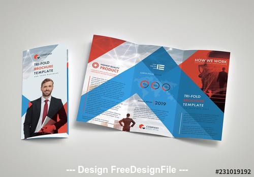 Business brochure layout vector