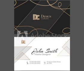 Business cards design vector