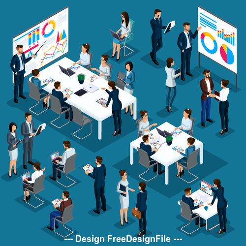 Business training vector