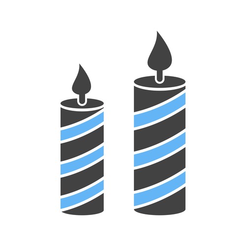 Candles Icons vector