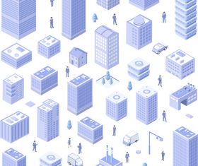 Cartoon building vector