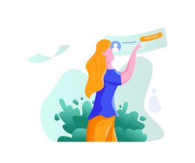 Cartoon illustration vector