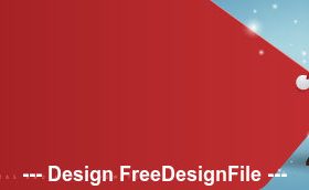 Cartoon santa background vector