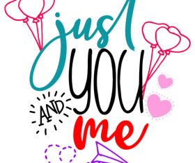 Cartoon valentine day card vector