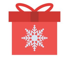 Christmas gift vector