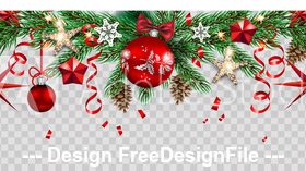 Christmas holiday banner vector