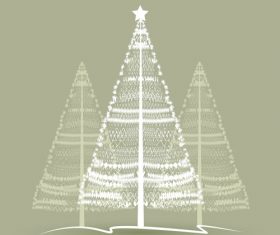 Christmas tree illustration vector