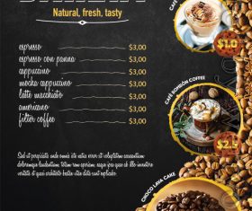 Coffee Shop Poster and Flyer PSD Template