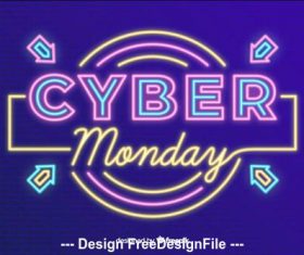 Color neon billboard special sale vector