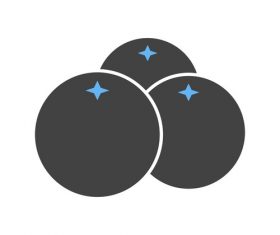Cranberries Icons vector
