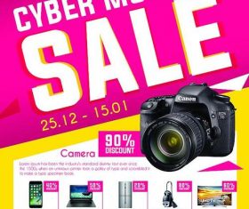 Cyber Monday Sale Flyer Psd Template