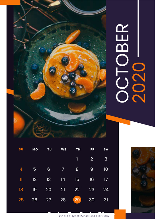 Delicious dim sum cover 2020 calendar vector