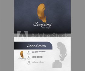 Designer business card vector