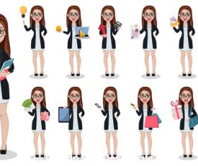 Different women vector