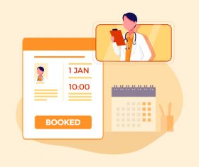 Doctor illustration vector