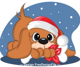 Dog cartoon vector