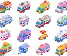 Food Trucks vector