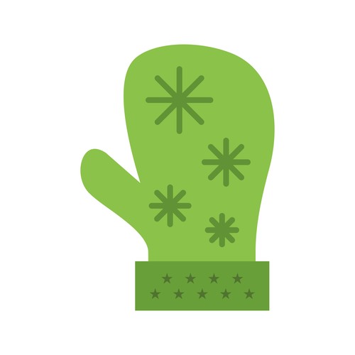 Glove icon vector