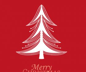 Greeting card christmas vector