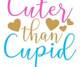 Hand drawn simple valentine day card vector