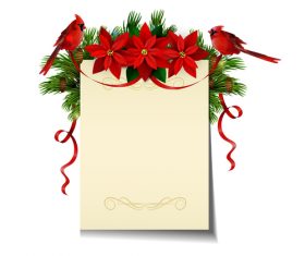 Letterhead flower decorative vector