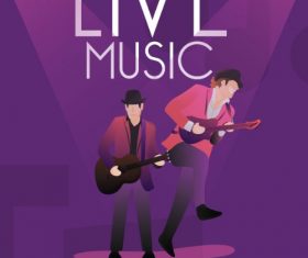 Live Music Flyer PSD Template Design