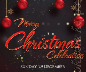 Merry XMAS event Flyer Psd Template