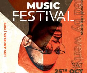 Music Festival Poster and Flyer Psd Template