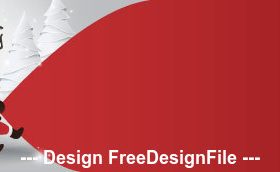 Paper funny santa vector