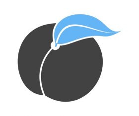Peach Icons vector