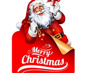 Santa frame vector