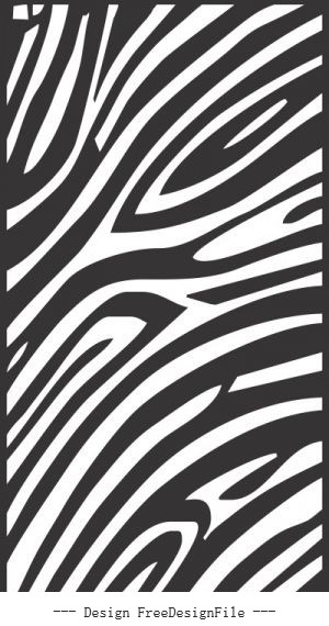 Seamless zebra skin pattern free vector