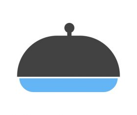 Serve dinner Icons vector